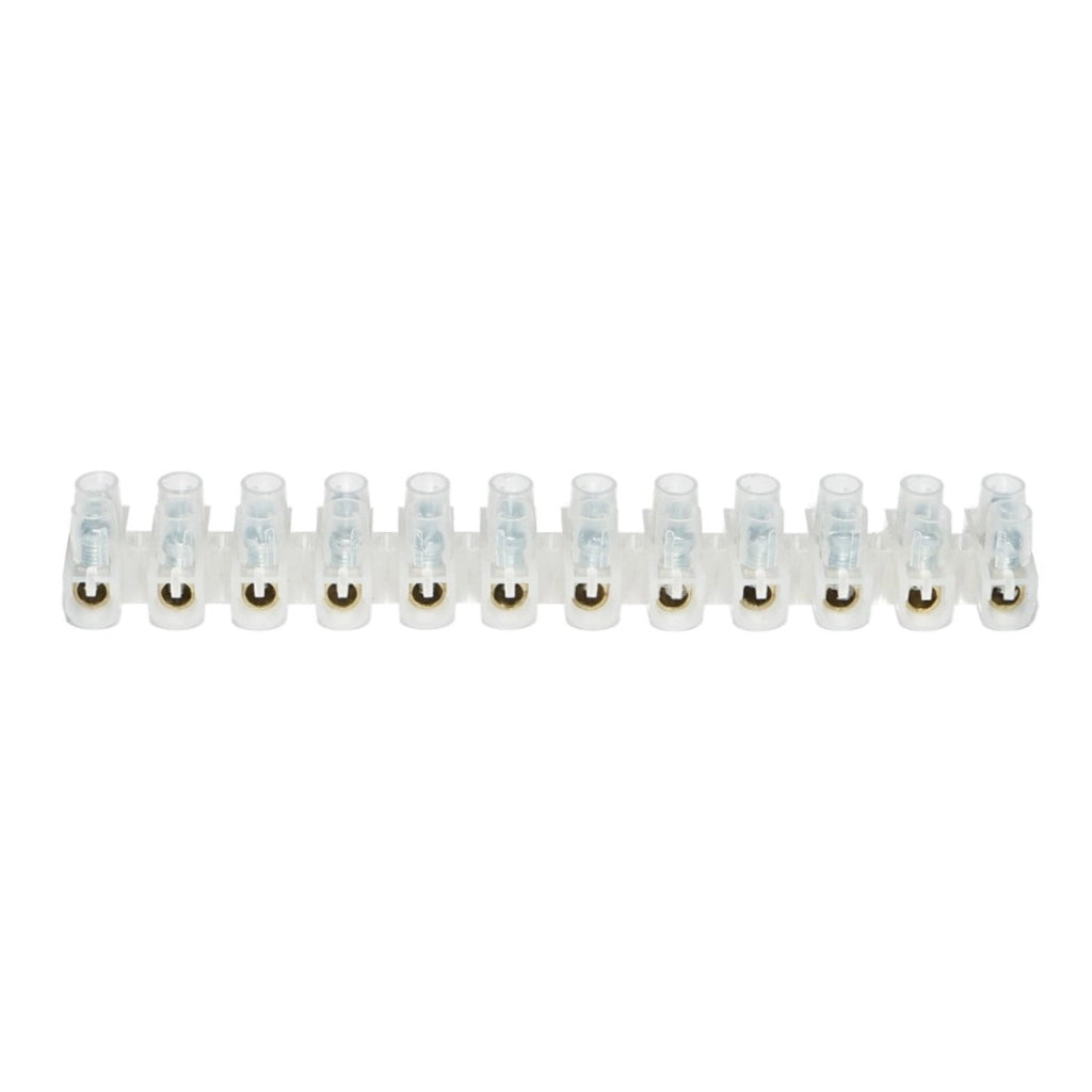 Morsettiera 6A 380V, 12 poli 6mm Leader