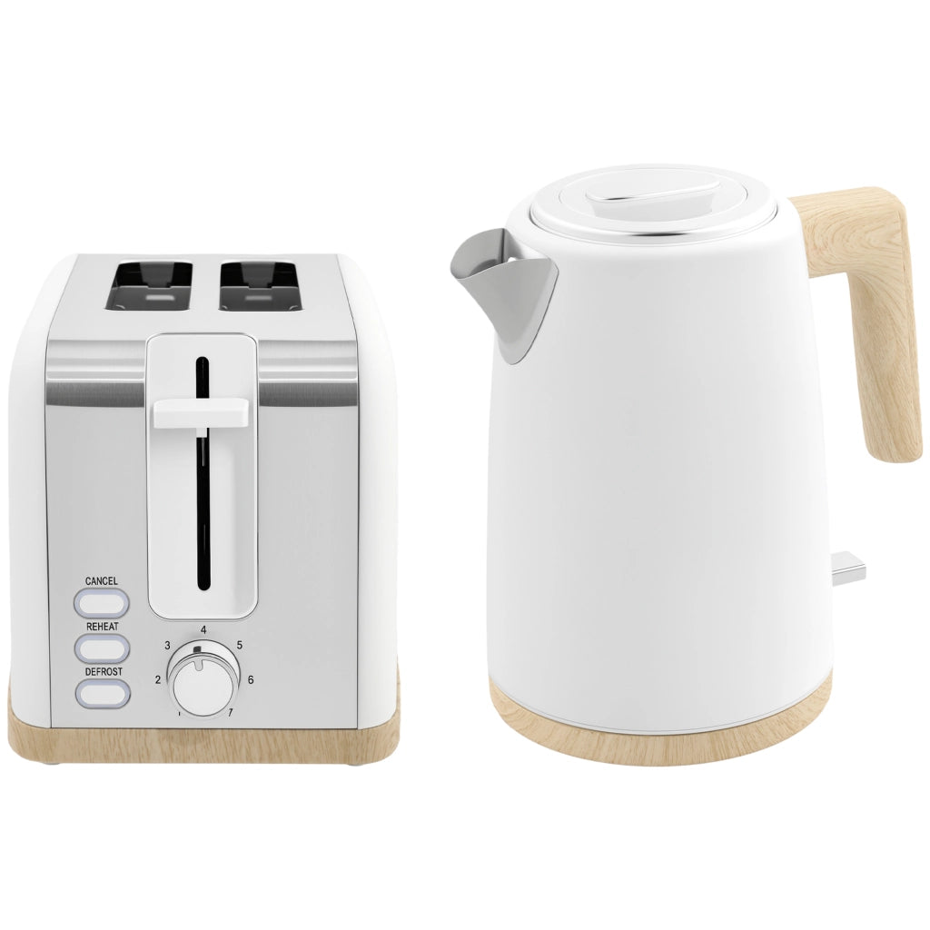 Bollitore e Tostapane ¨C Zephmum ¨C 1.7L 2200W Bianco