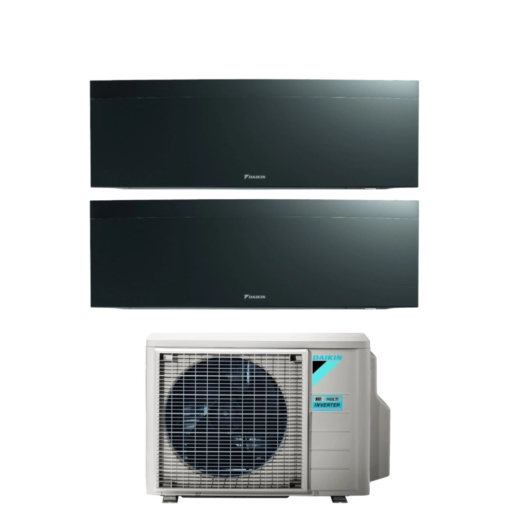 Condizionatore Dual Split Daikin Emura Black III 7+9 con 2MXM40A R-32 Wi-Fi Integrato Nero Garanzia Italiana
