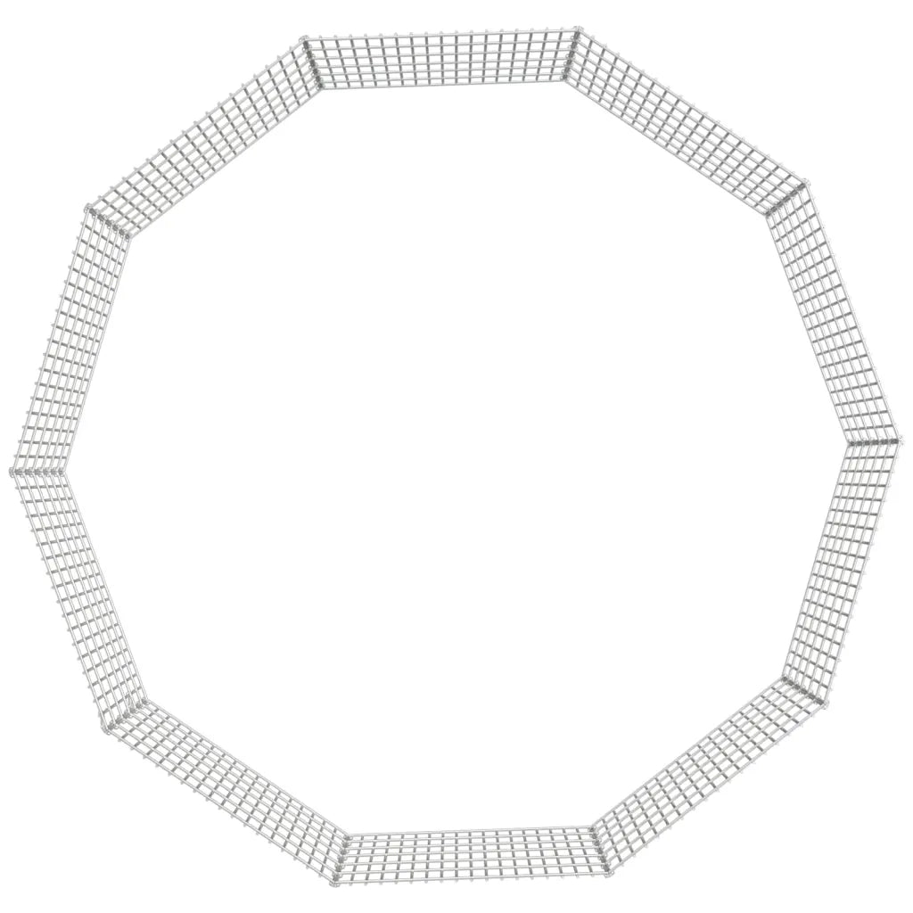 Recinto per Animali Ruspante 10 Pannelli 54x60 cm Ferro Zincato CFW6926739