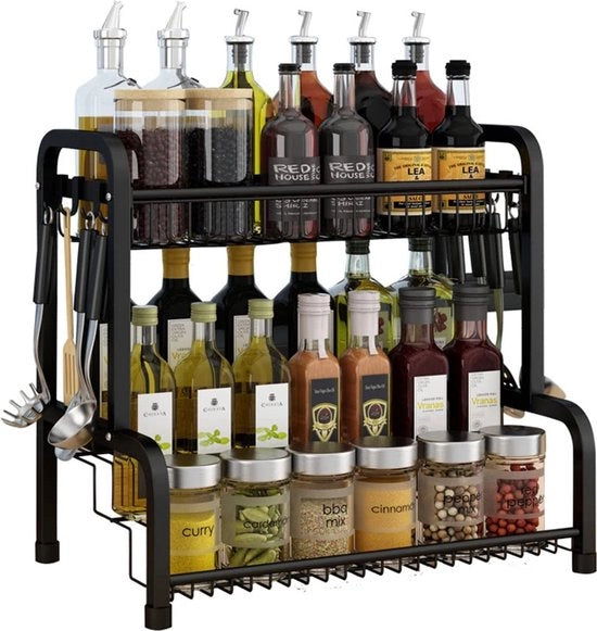 Rack per spezie per conservazione di contenitori di spezie organizzatore per spezie