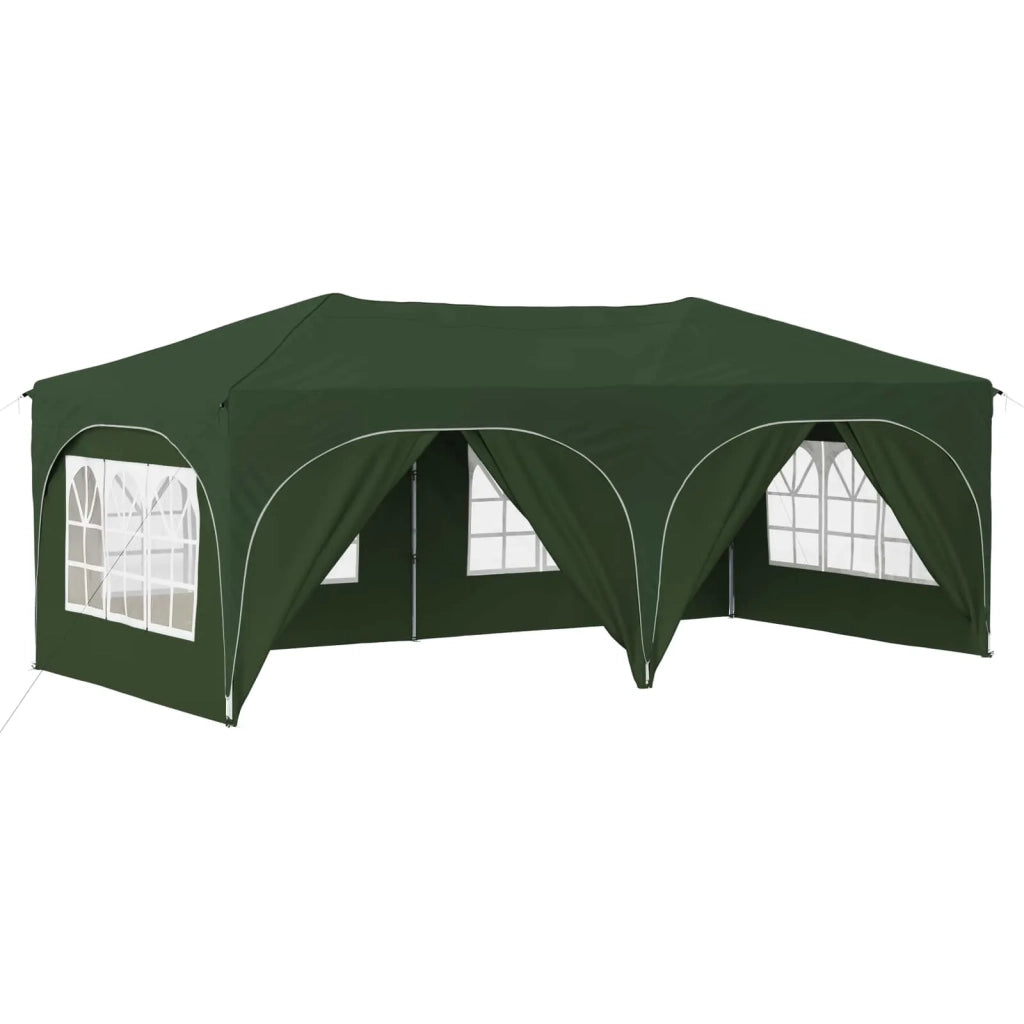 Tenda per feste a pop-up-Gazebo Verde 575 x 288 x 245 cm 671071