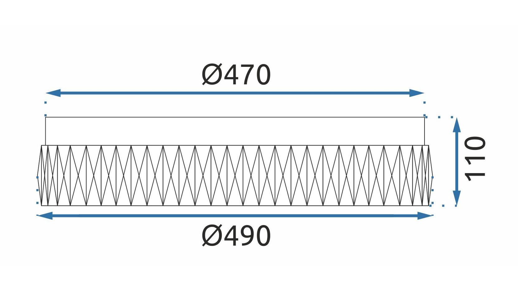 Lampadario A Soffitto In Cristallo App1721-c 50 Cm Oro