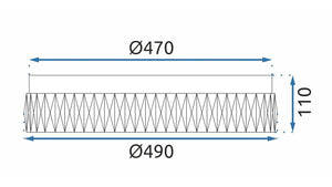 Lampadario A Soffitto In Cristallo App1721-c 50 Cm Oro