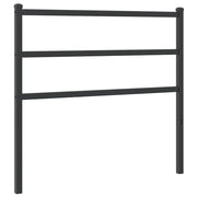 Testiera | Testata di Ricambio in Metallo Nero 100 cm