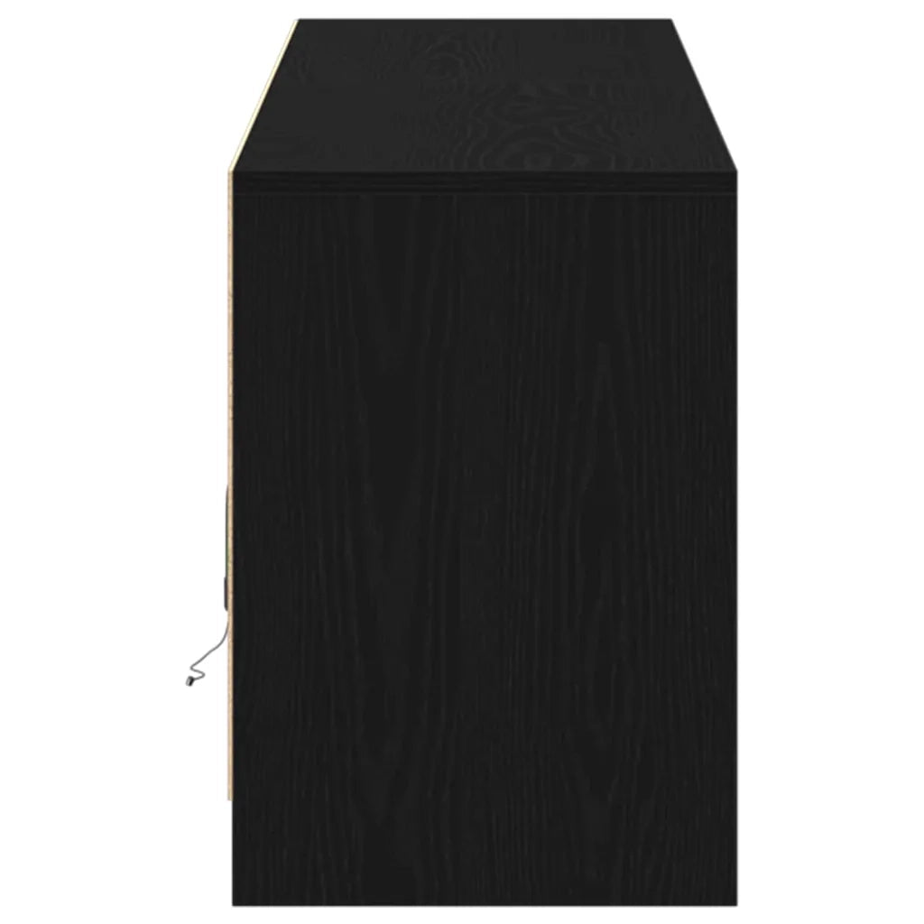 Mobile TV-Credenza per TV Nero 100 x 34 x 50 cm Legno multistrato