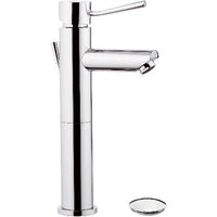 Miscelatore minimal alto per lavabo con o senza scarico rubinetteria remer
