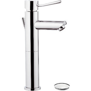 Miscelatore minimal alto per lavabo con o senza scarico rubinetteria remer