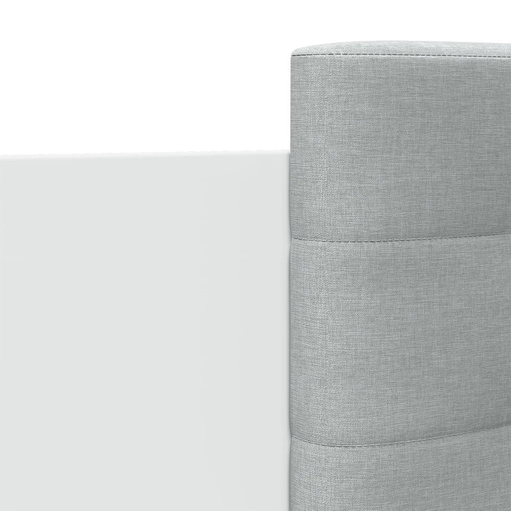 Giroletto con Testiera e LED-Struttura Letto con testiera Bianco 100x200 cm 879019