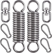 Kit di Sospensione per Sedile Oscillante - Hardware di Rilascio a Molla - Sospensione a Sfera per Sedile Girevole - Sacchetto di Pugilato - Sedile Oscillante per Veranda - 2 Pack