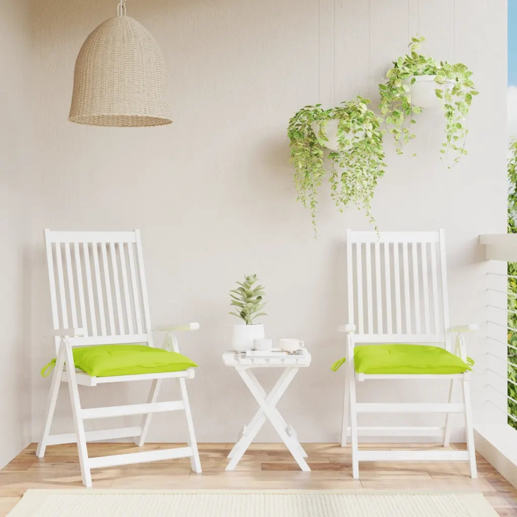Cuscini per Pallet 2 pz Verde Chiaro 50x50x7 cm Tessuto Oxfordcod mxl 116278