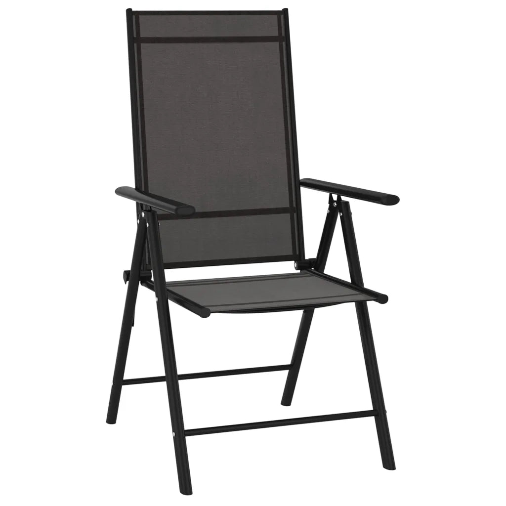 Set da Pranzo da Giardino 10 pz Nero e Antracite 3070645