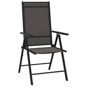 Set da Pranzo da Giardino 10 pz Nero e Antracite 3070645