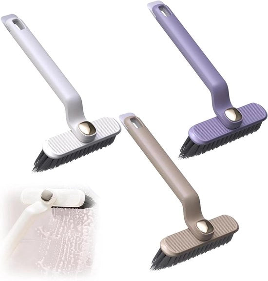 Set di 3 Borsette di Pulizia Multifunzionali per Pavimenti e Spazi tra i Tessili - 360° di Rotazione - Pulizia e Borsetta Pulita - Borsetta Rotante - Pulizia Effettiva