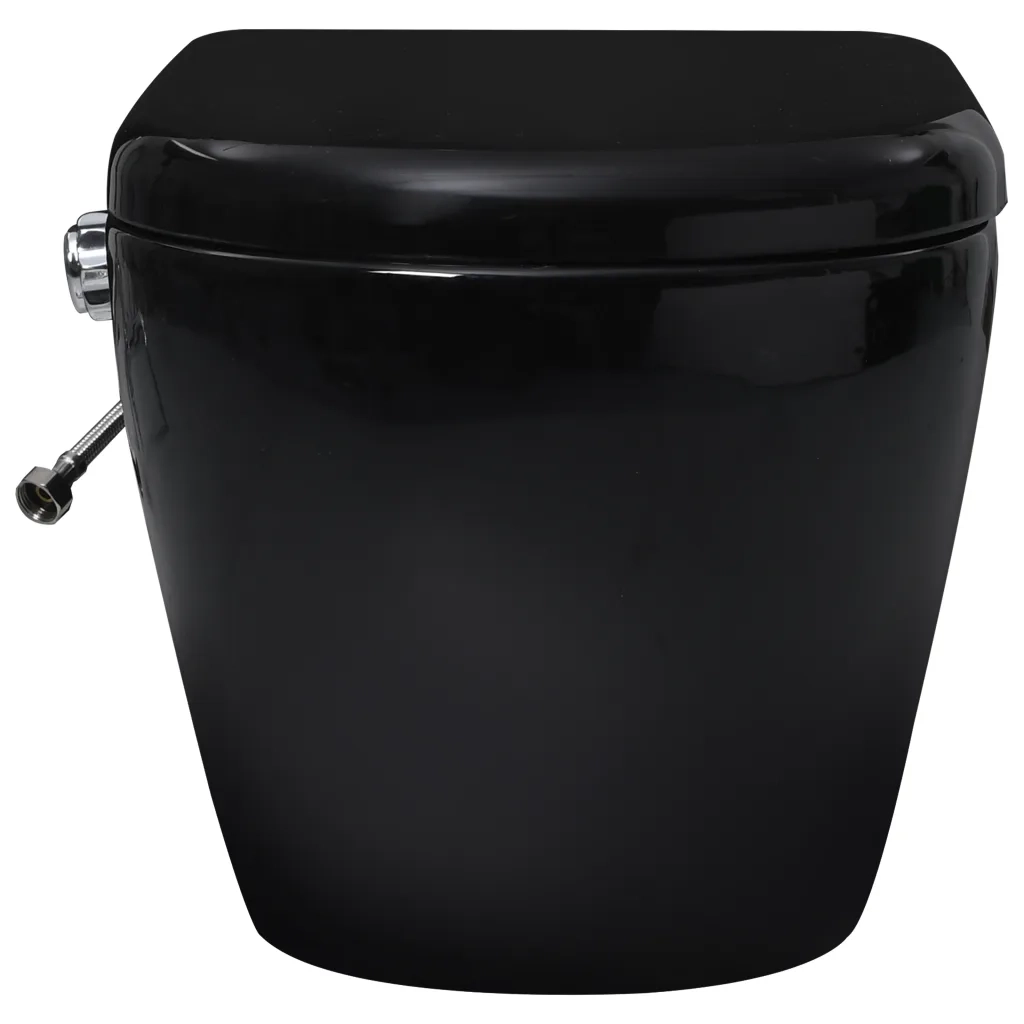 Toilette Senza Bordi Muro con Cassetta Scomparsa Ceramica Nera CFW8820871