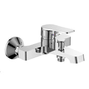 Trade Shop - Rubinetto Miscelatore Gruppo Vasca Bagno Cromato Con Attacco Doccia Allure 87113 -