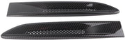 Trimatura di Vanne in Fibra di Carbonio Luxe - 2 Pezzi - Autoadesivo - Adatto per XF/XFL/XE - Materiale ABS di Alta Qualità