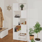 Libreria/Divisorio Bianco 60x24x155 cm in Truciolato