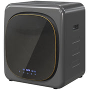 Mini asciugatrice con 6 programmi, touchscreen LED, capacit¨¤ 4 kg, fino a 60 ¡ãC, 800 W, da appoggio/montabile a parete, asciugatrice ventilata con