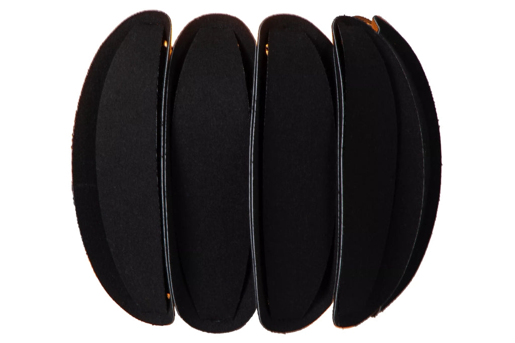 Applique decorativa in feltro nero Spencer E27 40W Lucide