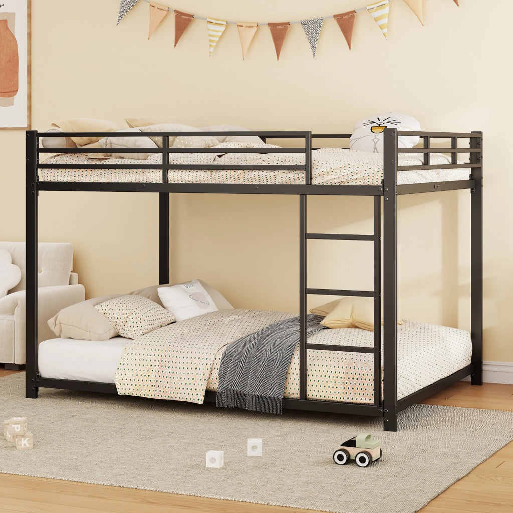 LETTO a castello 140x200 cm in metallo nero