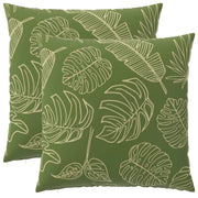 Federa 2 pcs HEERLEN Design a foglia 65 x 65 cm Poliestere 913023