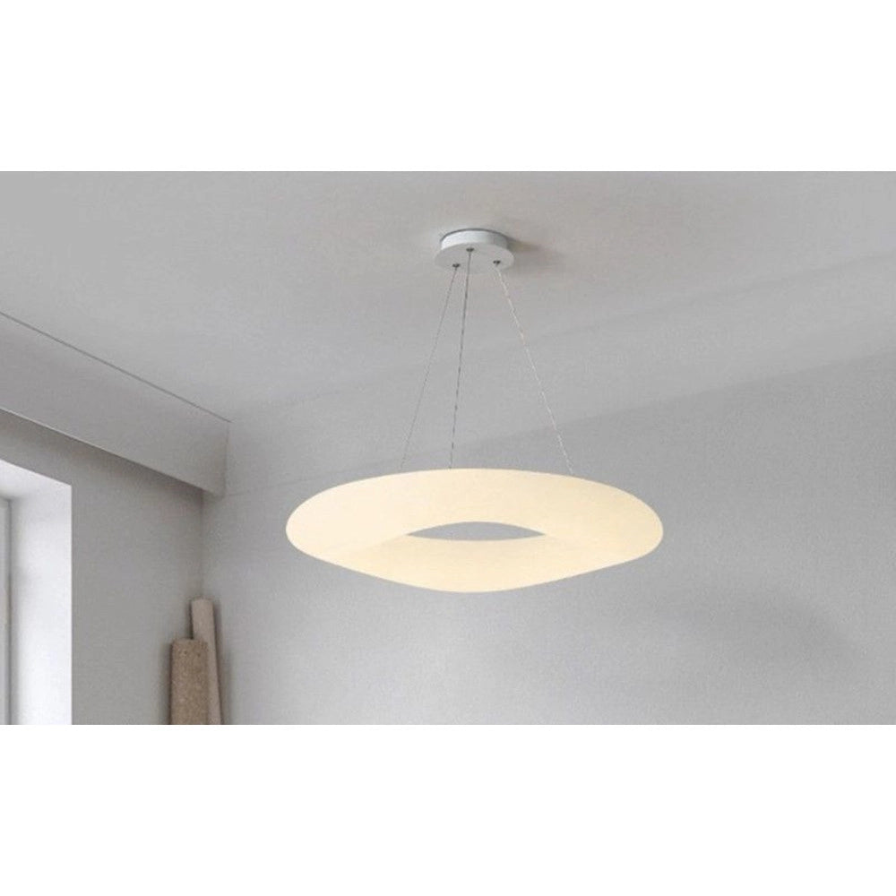 Trade Shop - Lampadario A Sospensione Nordico Per Soggiorno Camera A Forma Di Anello Decorativo -