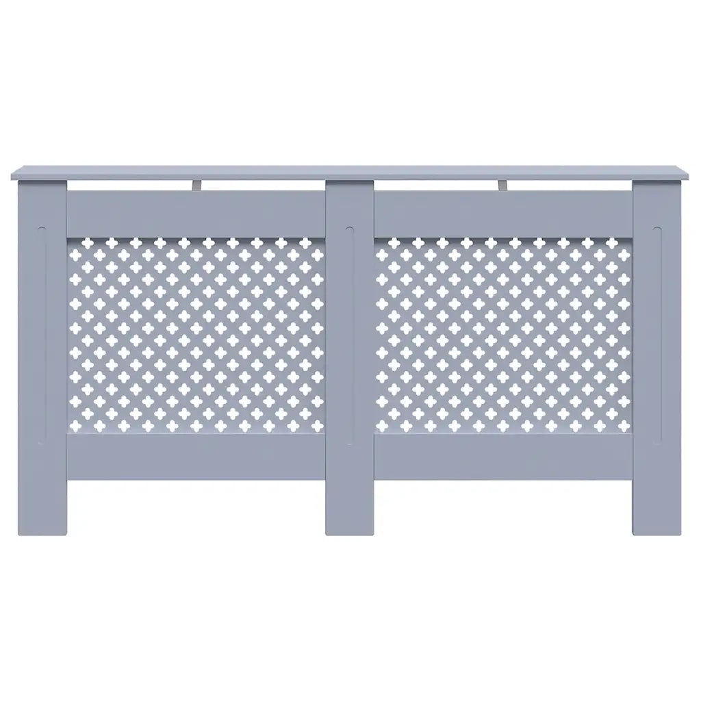 Copertura per Radiatore Antracite 152x19x81 cm in MDF 288194