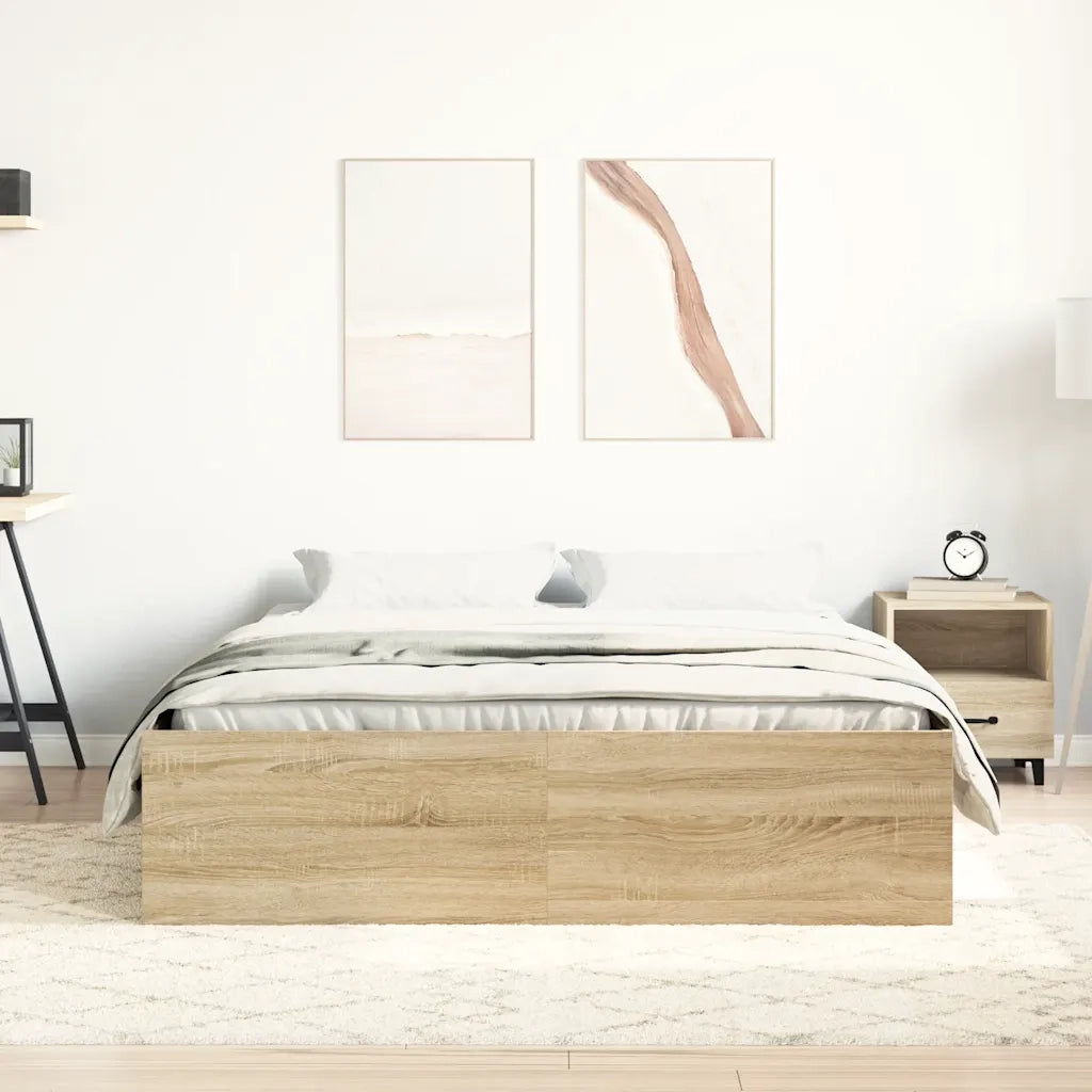 Giroletto-Struttura Letto Rovere Sonoma 120x200 cm
