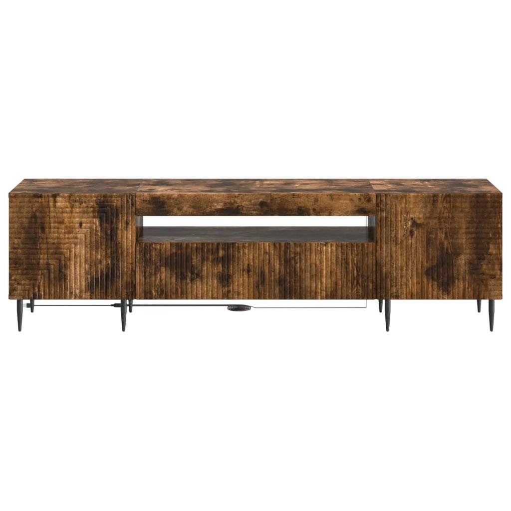 Mobile TV LED Rovere Fumo Legno ingegnerizzato 896910