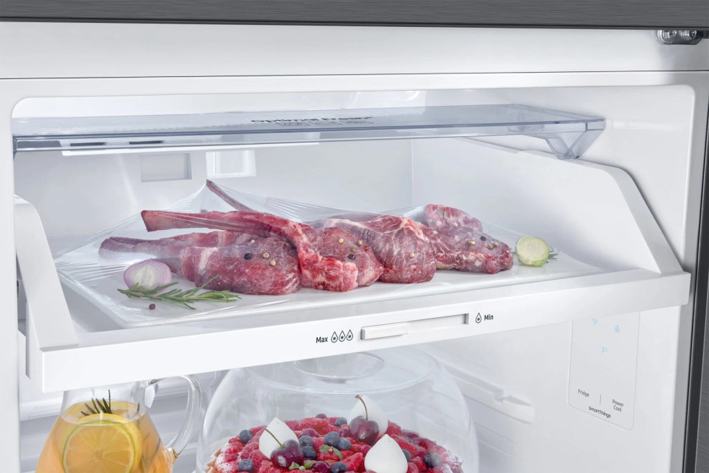 Frigorifero Doppia Porta Samsung EcoFlex AI RT35CG5644S9ES 348 Litri Classe E Total No Frost (A171,5xL60xP70,9) AI Energy Mode SmartThings Inox
