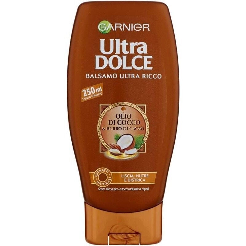ULTRA DOLCE BALSAMO GARNIER PER CAPELLI CACAO E OLIO DI COCCO DA 250 ML