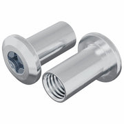 Dado a bloccaggio 2 pz Nichel M6 x 25 mm Acciaio CFW5590369