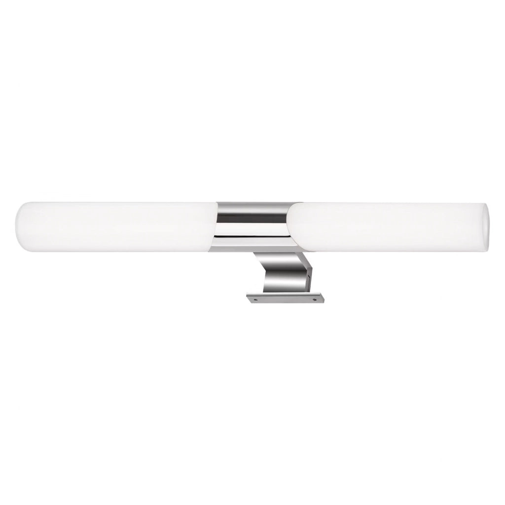 Applique Moderno Klak Metallo Cromo Led 12W Ip44