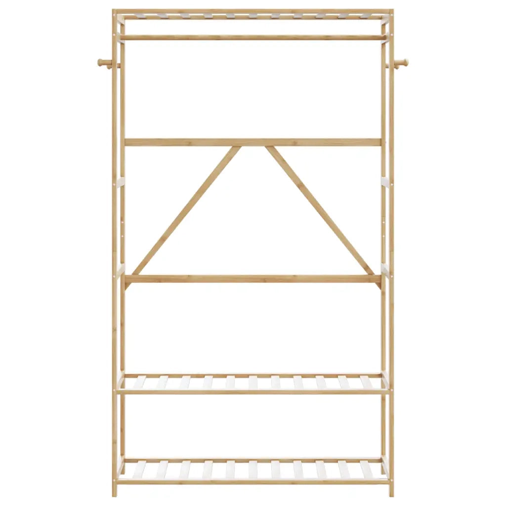 Appendiabiti con Ripiani 110x40x175 cm in Bamb¨´ CFW6552933