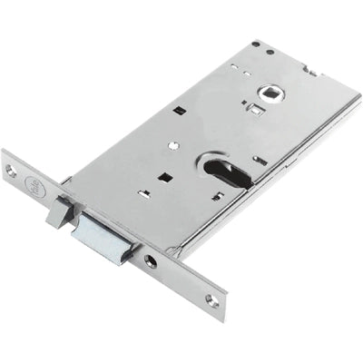 SERRATURA METALLO INFILARE ELETTRICA 85502 YALE  B.Q INOX F.MM 22 F.OV+SCR+F+Q8 H.MM 78 E.MM 70