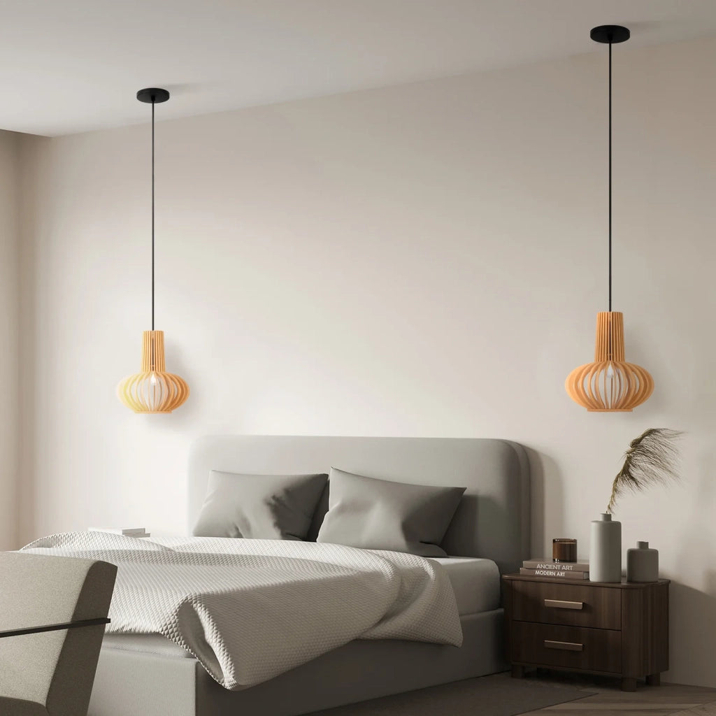 Maytoni Lampada a Sospensione Moderna Roots 1 Luce E27 Nero Metallo