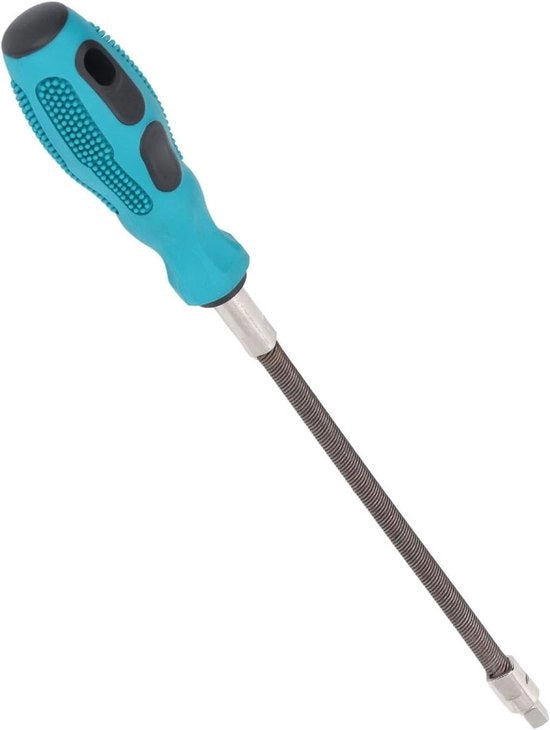 Slangklemaandrijving Flexibile 1/4 Pollice Aciottata Con Connettore Inversibile + Maniglia Ergonomica - Chiavi a Rasoio Attrezzi
