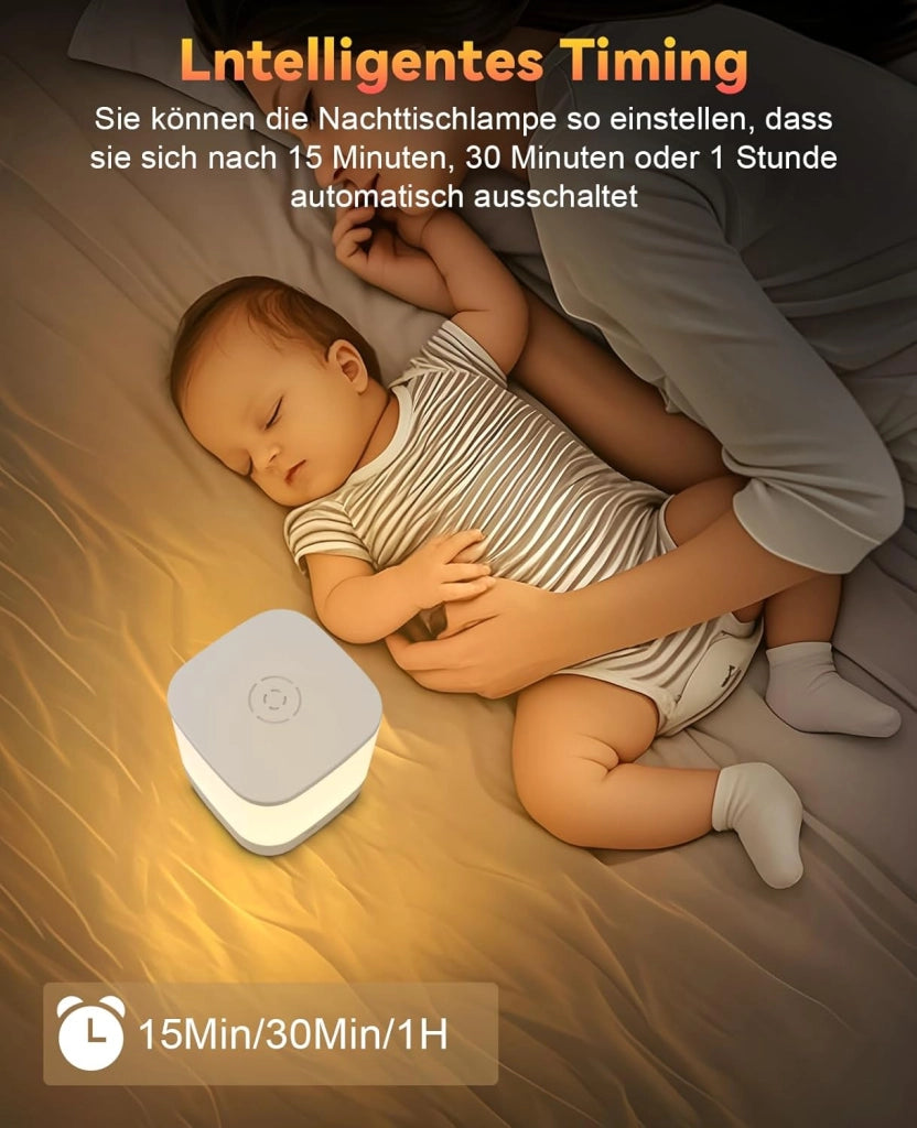 ZMH Lampada da tavolo LED set 2 pezzi bianca touch dimmerabile USB ricaricabile 1800mAh 3 temperature colore
