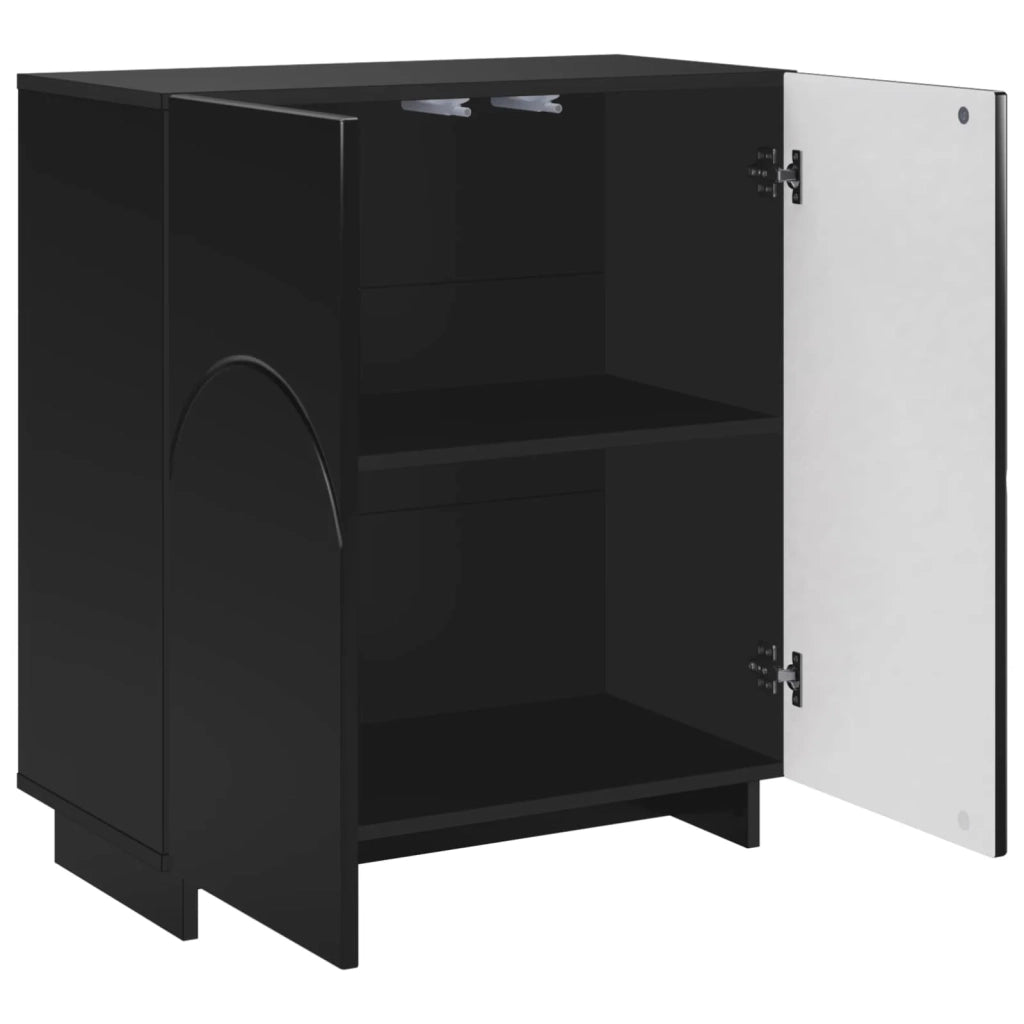Credenza Nero 67 x 34,5 x 75 cm Legno ingegnerizzato 8011532