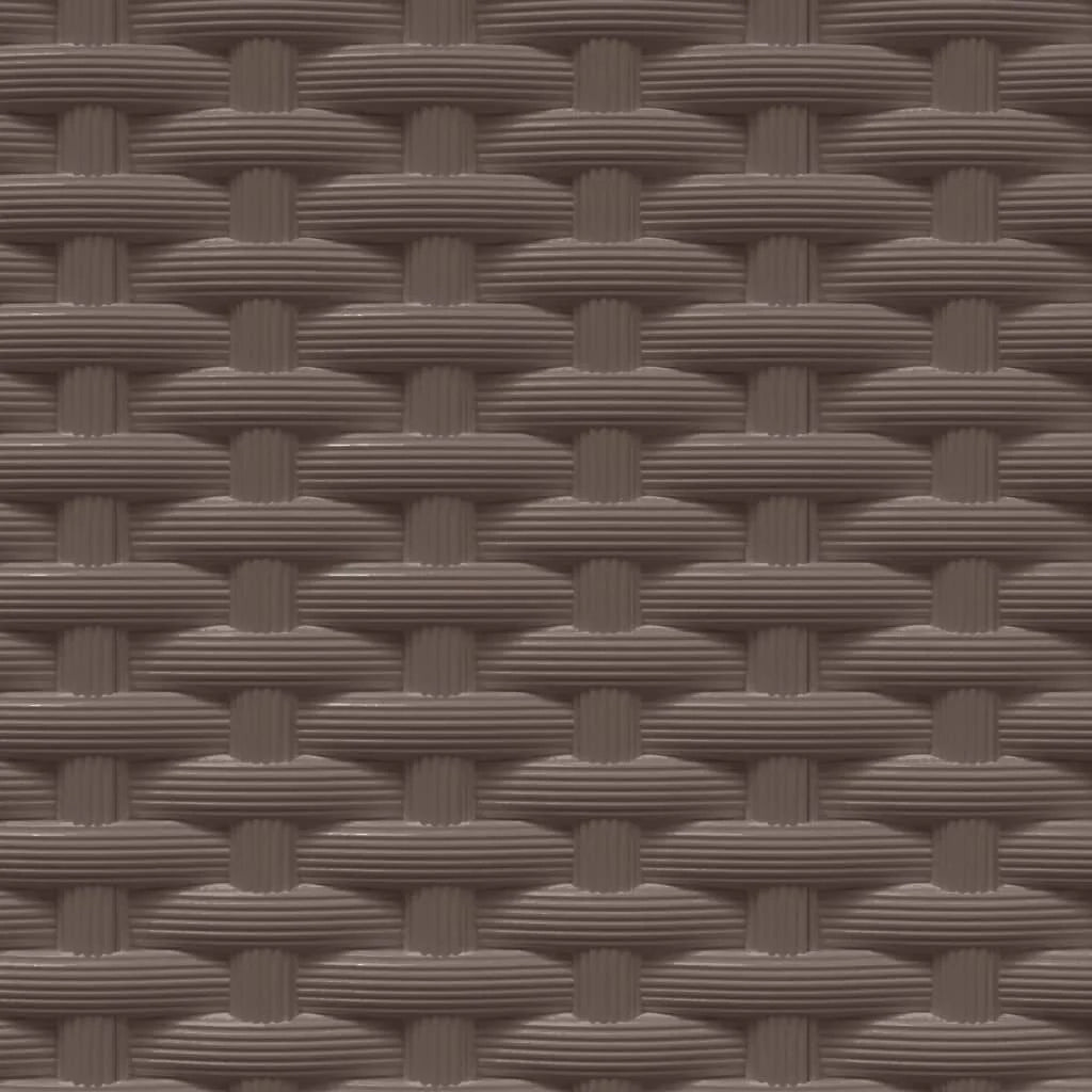 Fioriera rialzata per piante fiori giardino terrazze set da 2 30 x 30 x 37 cm polipropilene marrone 02_0038925
