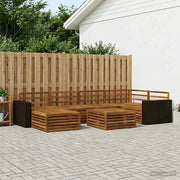 Set di divani da esterno 7 pz Naturale 3383602