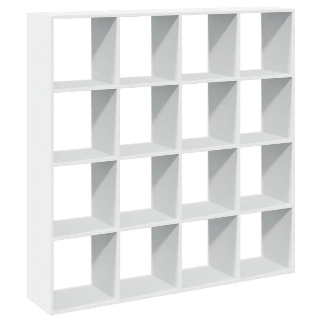 Libreria Bianca 137,5x29x137,5 cm in Legno Multistrato 3310289