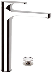 Class line miscelatore lavabo per bagno moderno con o senza piletta click clack