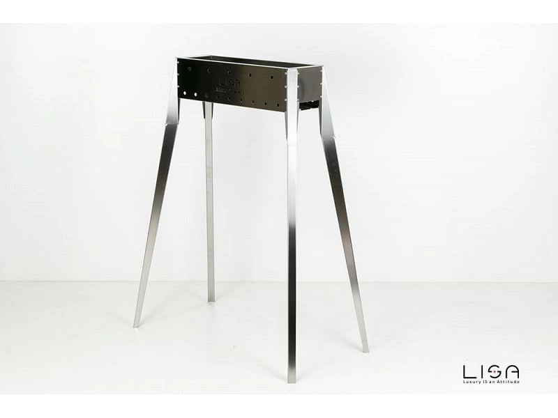 Barbecue a carbone per arrosticini Lisa Miami 500 in acciaio inox