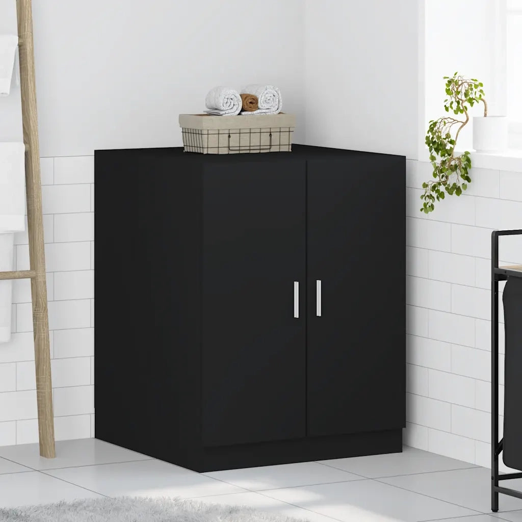 Mobile per Lavatrice Nero 71x71,5x91,5 cm 808396