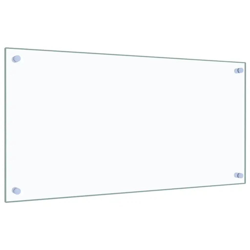 Paraschizzi per Cucina Trasparente 80x40 cm in Vetro Temperato CFW9276577