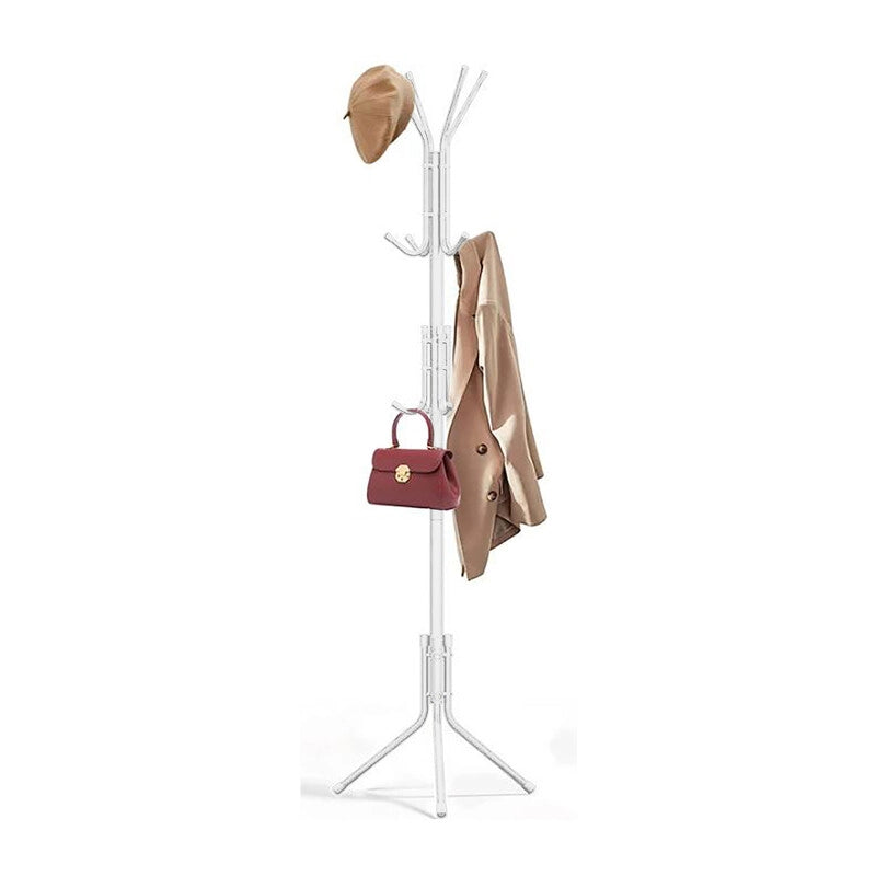 APPENDIABITI POTTER BIANCO METALLO CM 42X42X175- DI.MO- 1,0 pz