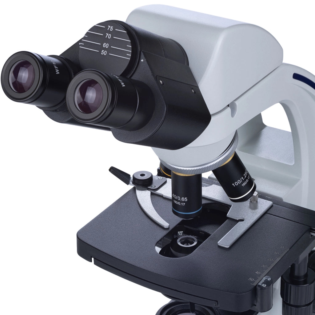 Microscopio Biologico Ceres Pro MBCP – Alta Qualità Ottica, Design Ergonomico | Obiettivi 4x-100x, LED 3W