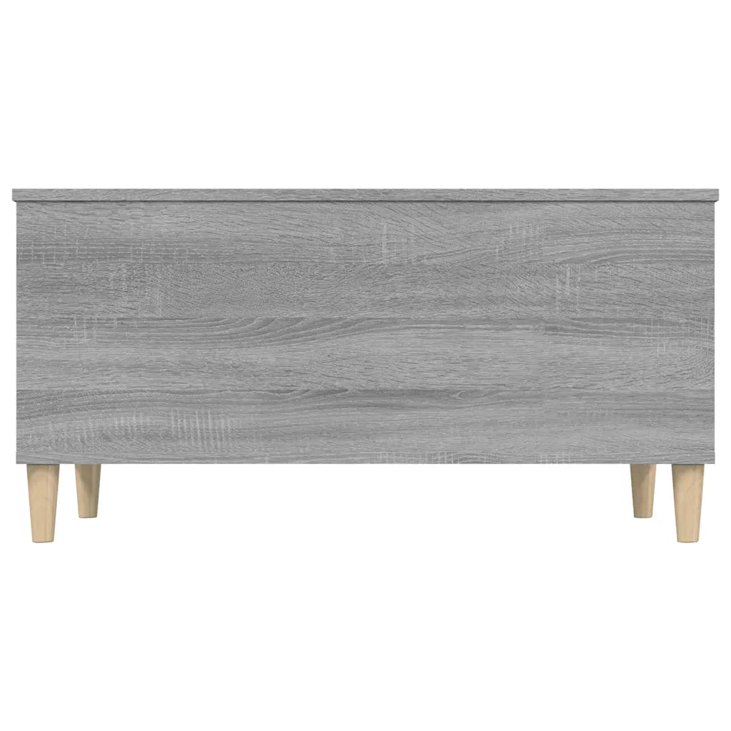 Tavolino Salotto Grigio Sonoma 90x44,5x45 cm Legno Multistrato 819586